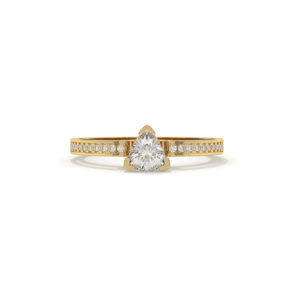 Trinity Spark Trillion-Cut Ring 