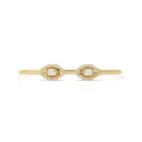 Marquise Diamond Halo Statement Bangle 