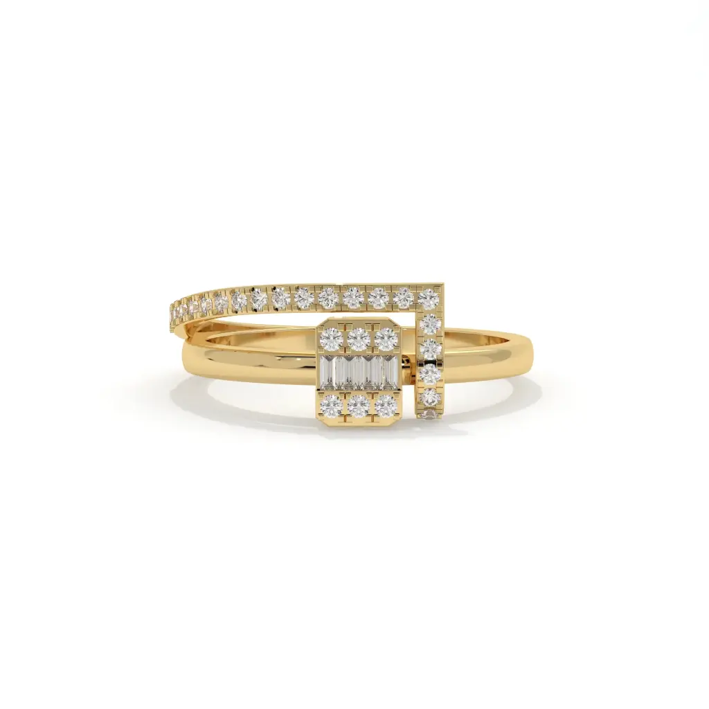 Modern Aura Diamond Ring 