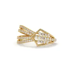 Celestial Pathway Diamond Ring  (LAB GROWN, 18K YELLOW GOLD)