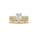 Emerald Majesty Triple Band Ring 
